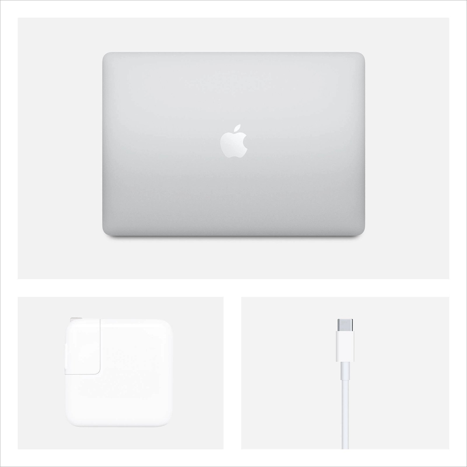 Apple MacBook Air (2020) Silver M1 8GB 256GB SSD 13.3 (MGN93KS/A)